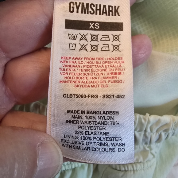 Gymshark Womens CTY Joggers in Celery Green Size XSmall Drawstring Waist&Cuffs - Picture 11 of 13